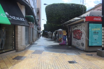 Parte alta del Paseo de Almería.