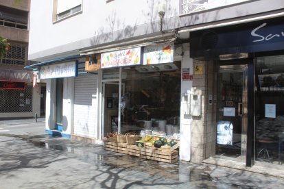 Frutería en Plaza de San Pedro.