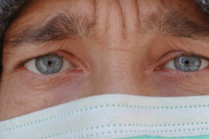 El proyecto muestra el sentimiento a través de una foto en primerísimo plano.