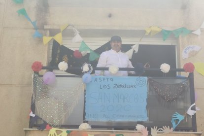 San Marcos El Ejido 2020 en los balcones