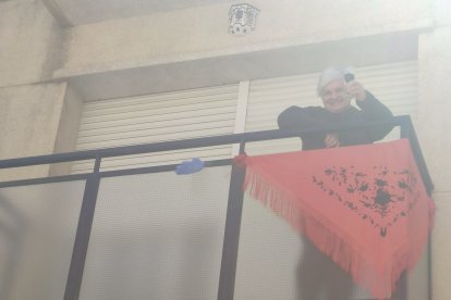 San Marcos El Ejido 2020 en los balcones