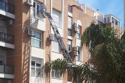 Ya en el interior de la vivienda.