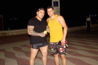 Toro Ribera y Miguel Martínez, grandes deportistas almerienses de deportes de contacto.