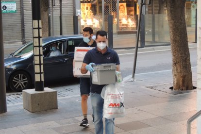 Dirección al laboratorio de Synlab.