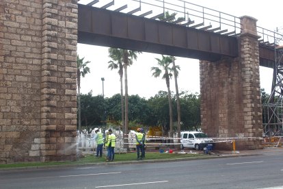 Obras de restauración del Cable Inglés.