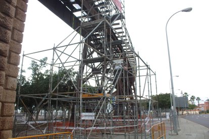 Obras de restauración del Cable Inglés.