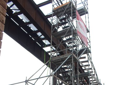 Obras de restauración del Cable Inglés.