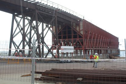 Obras de restauración del Cable Inglés.
