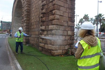 Obras de restauración del Cable Inglés.