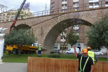 Obras de restauración del Cable Inglés.
