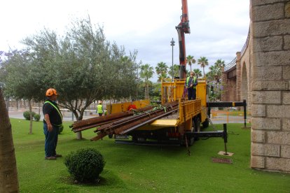 Obras de restauración del Cable Inglés.
