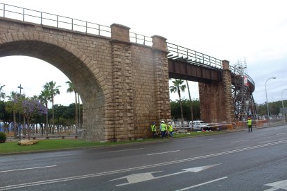 Obras de restauración del Cable Inglés.