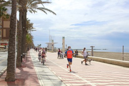 En el Paseo Marítimo.