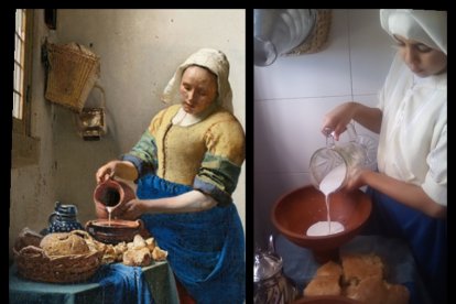La lechera de Vermeer.