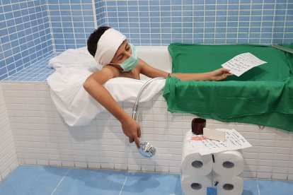 La muerte de Marat de Jacques-Louis David.