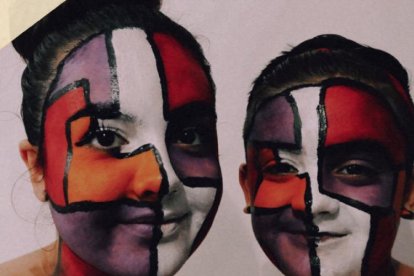 Composición de Mondriaan.