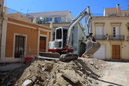 Obras en Plaza Careaga.