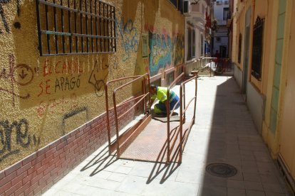 Obras en calle La Unión.