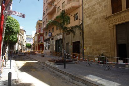 Obras en calle San Pedro.