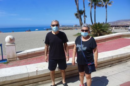 Las Playas de Almería en el primer día de la Fase 2.