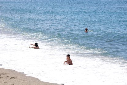 Las Playas de Almería en el primer día de la Fase 2.