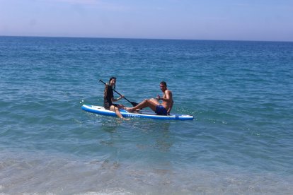 Las Playas de Almería en el primer día de la Fase 2.