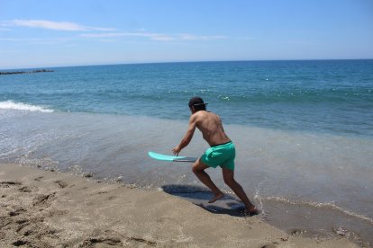Las Playas de Almería en el primer día de la Fase 2.