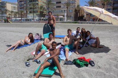 Las Playas de Almería en el primer día de la Fase 2.