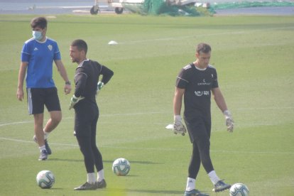 Los porteros Jero y Fernando.