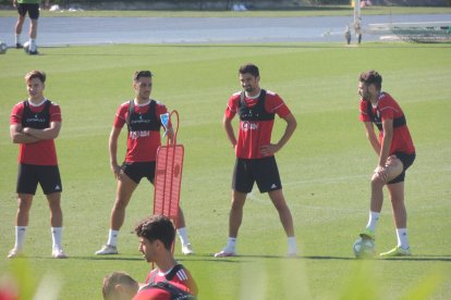 Un grupo de jugadores.