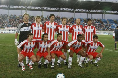 El once del Almería que se midió al Athletic.
