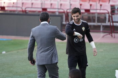 El Assy en el entrenamiento.