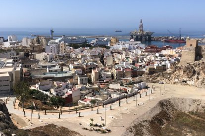 Vista aérea de la zona sobre la que se ha actuado