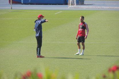 Guti con Fran Villalba.