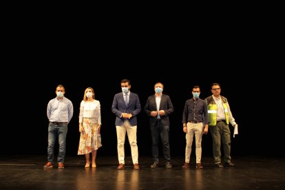 David Lozano, Maribel Sánchez, Ramón Fernández-Pacheco, José Luis Delgado, Álvaro Izquierdo y Jacobo Acosta.