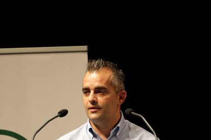 David Lozano, concejal de Seguridad, Policía Local y Protección Civil de Níjar, en su intervención.