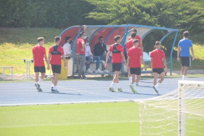 Mohamed El Assy, pendiente del equipo.