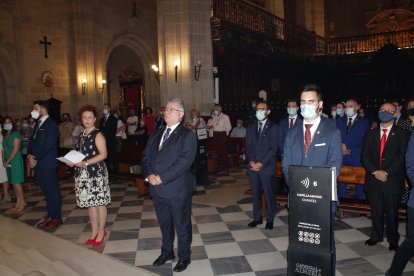 Protestación de fe de los integrantes de la Junta de Gobierno de la Hermandad de Estudiantes.