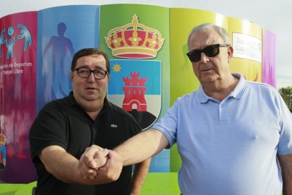 Guillermo Blanes, otro grande del deport, con Rubí