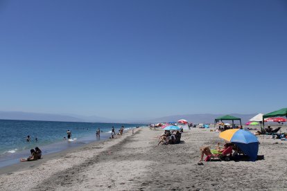 Playa de las Salinas, en el Cabo de Gata.
