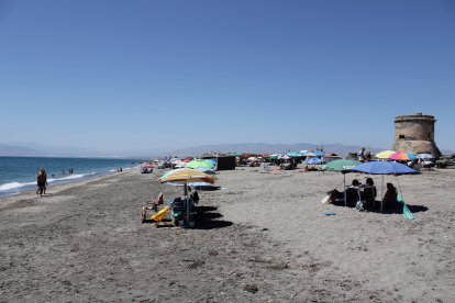 Playa de las Salinas, en el Cabo de Gata