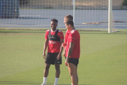 Kaptoum con el grupo.