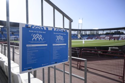 Zona azul para fotógrafos.