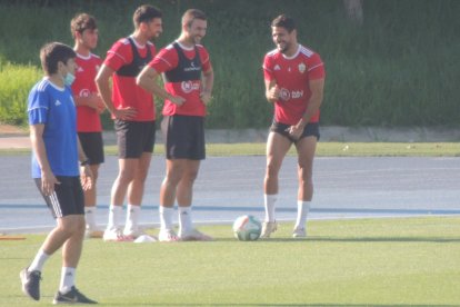 Buen ambiente en el entrenamiento.