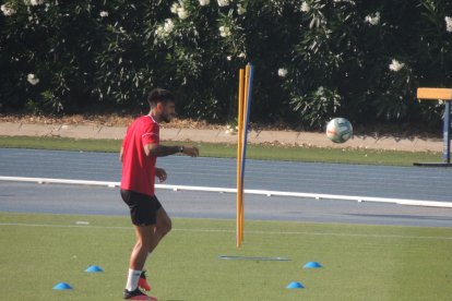 David Costas con el balón.