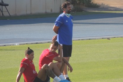 Un descanso en el entrenamiento.