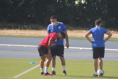 David Costas con el doctor.