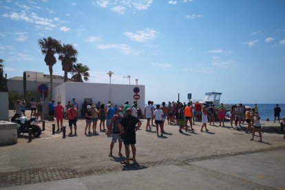 Reivindicación en la Isleta del Moro.