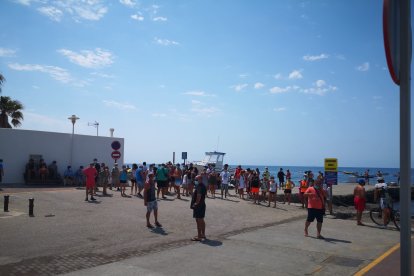 Reivindicación en la Isleta del Moro.