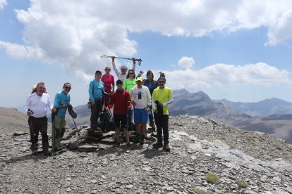 Los grupos se unen para captar el paisaje.
